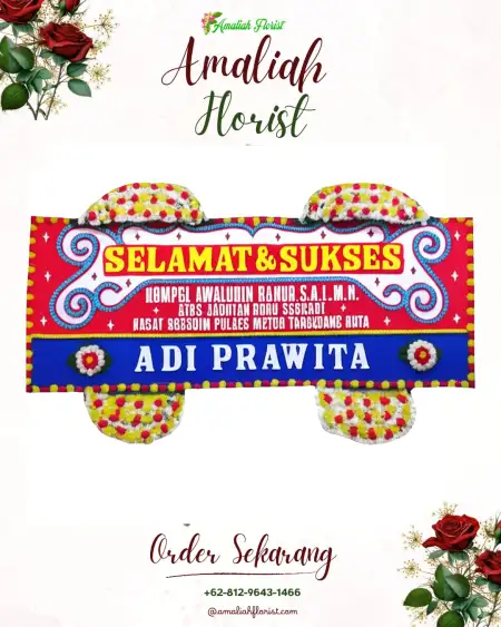Papan Bunga Ucapan Selamat Pondokaso Tengah